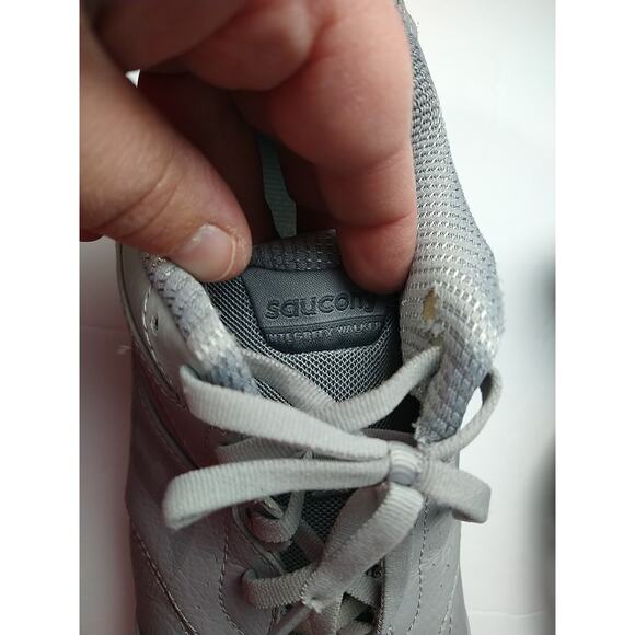 Saucony Integrity Walker 3, Women Sz 8XW (Ex Wide) Gray Lace Low Comfort - Picture 8 of 12